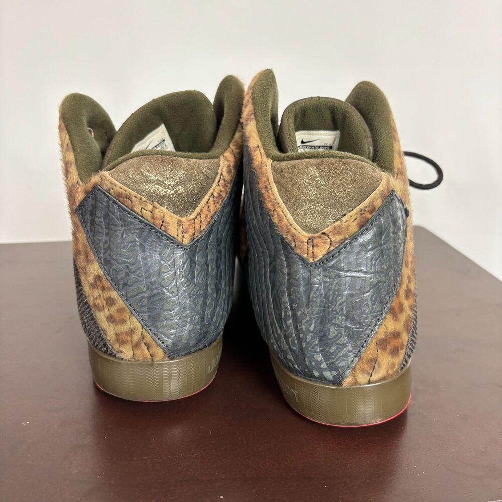 Nike Lebron Shoes NSW High Tops Sneakers Men’s 11.5 Leopard - Picture 8 of 8